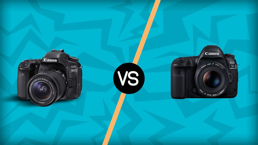 Canon 80D vs Canon 5D Mark IV