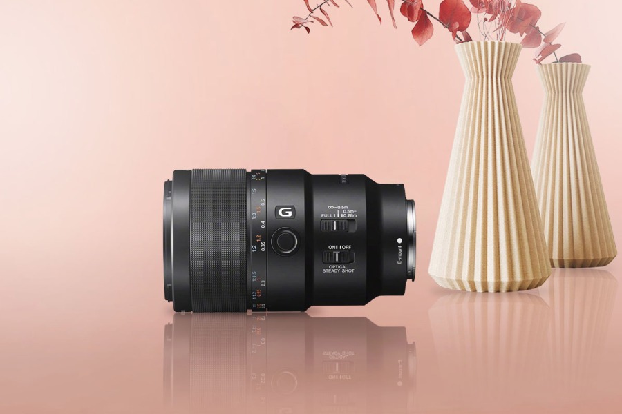 Cameras NEX Sony SEL90M28G FE 90 mm f/2.8-22 Macro G OSS Standard-Prime Lens for E