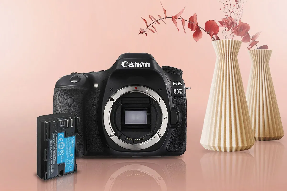canon 80d battery life